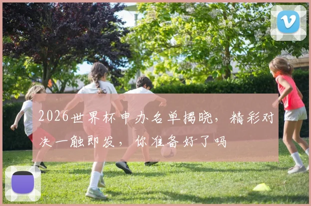 2026世界杯申办名单揭晓，精彩对决一触即发，你准备好了吗